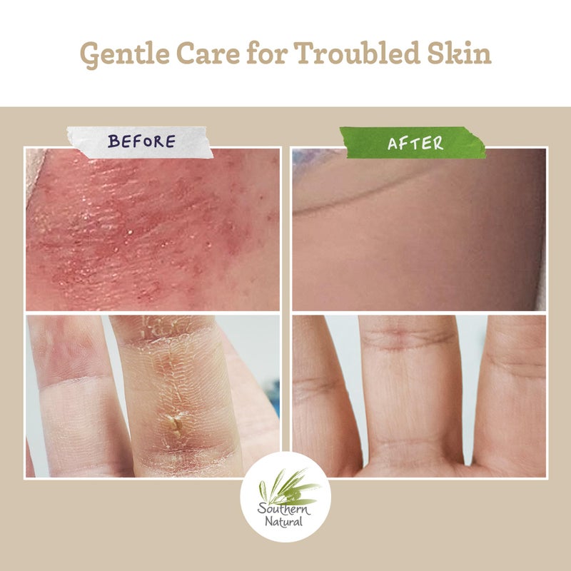 Southern Natural Rosemary Mint Goat Milk Soap Bar â€“ Soothing Goat Milk Soap for Sensitive Skin and Dry Skin Relief â€“ Natural Handmade for Men, Women, Kids & Baby, 4 oz (1 Bar) - Image 4